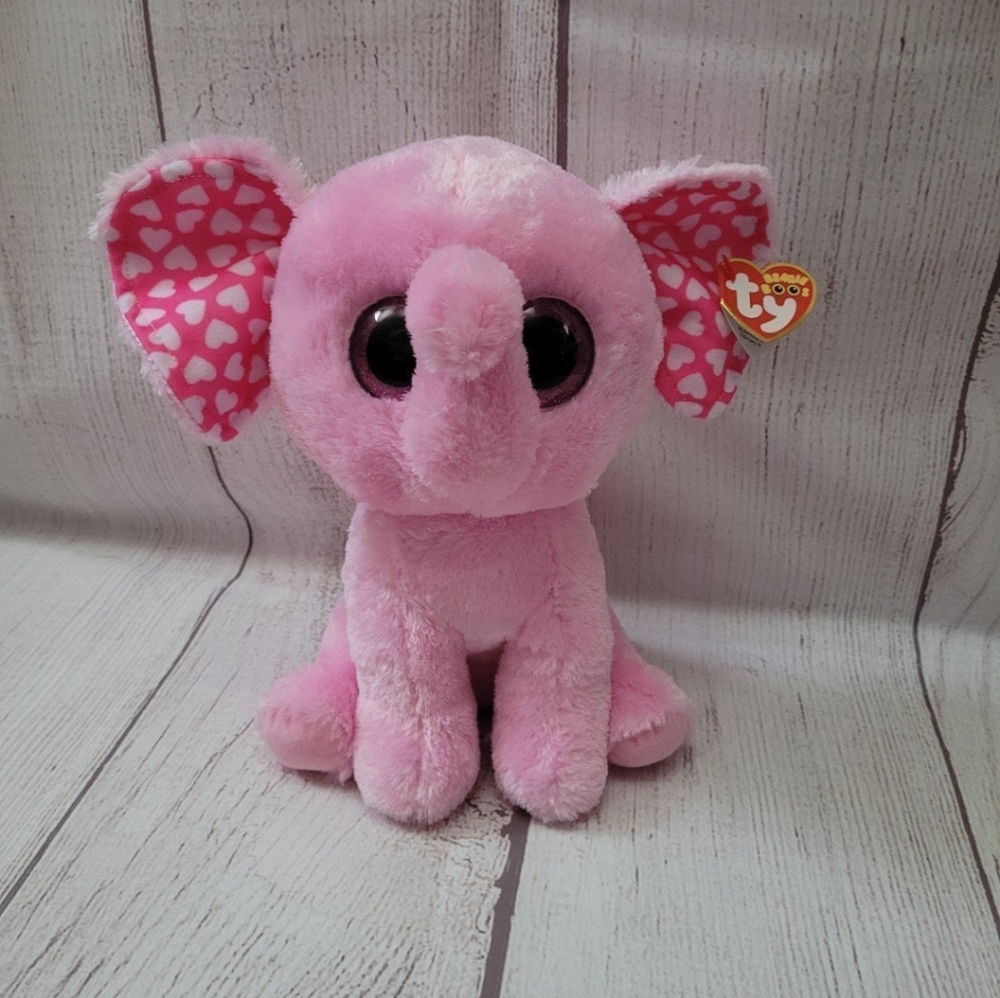 Ty Beanie Boos - SUGAR the Elephant (9 Inch - Medium Buddy Plush Size) N…